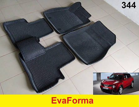 3D килимки EvaForma на Nissan Juke 1 '10-19, килимки ЕВА, фото 2