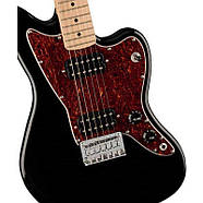 Електрогітара SQUIER by FENDER MINI JAZZMASTER FSR HH BLACK, фото 3