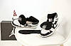 Зимові жіночі кросівки Nike Air Jordan 1 Retro Winter Black White (Чорні) Найк Джордан Ретро шкіра хутро, фото 3