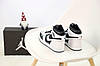 Зимові жіночі кросівки Nike Air Jordan 1 Retro Winter Black White (Чорні) Найк Джордан Ретро шкіра хутро, фото 8