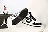 Зимові жіночі кросівки Nike Air Jordan 1 Retro Winter Black White (Чорні) Найк Джордан Ретро шкіра хутро, фото 10