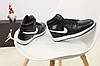 Зимові жіночі кросівки Nike Air Jordan 1 Retro Winter Black White (чорно-білі) Найк Джордан Ретро з хутром, фото 9