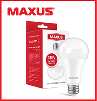 Лампа светодиодная MAXUS 1-LED-781 A70 15W 3000K 220V E27