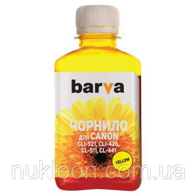 Популярний! Чорнило Barva CANON CLI-521/CL-511 180г YELLOW (C521-059) - Краща якість тільки на Nukleon.com.ua