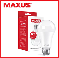 Лампа светодиодная MAXUS 1-LED-777 A60 12W 3000K 220V E27