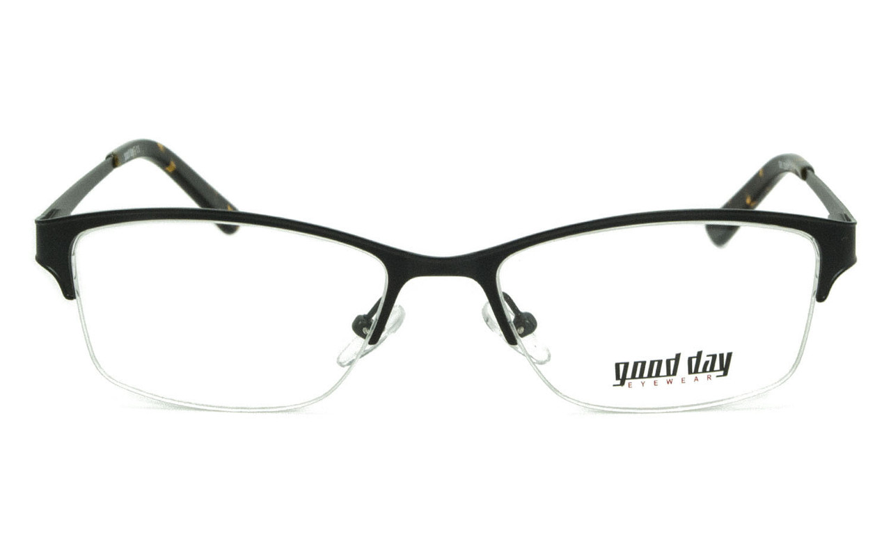 Напівободкова оправа для жіночих окулярів для зору (можемо вставити лінзи за рецептом), фото 1