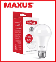 Лампа светодиодная MAXUS 1-LED-775 A60 10W 3000K 220V E27