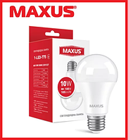 Лампа світлодіодна MAXUS 1-LED-775 A60 10 W 3000 K 220 V E27