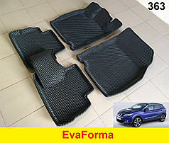 3D килимки EvaForma на  Nissan Qashqai 2 J11 '13-21, килимки ЕВА