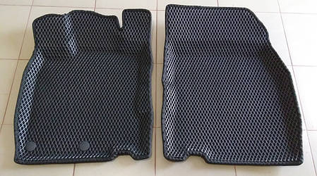 3D килимки EvaForma передні на Nissan Qashqai 2 J11 '14-21, 3D килимки EVA, фото 1
