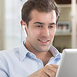 Бездротові навушники Bluetooth HOCO E61 Gorgeous у білому кольорі., фото 4