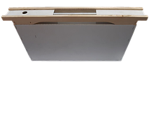 Годівниця для бджіл рамкова Дадан, дерево + скло + ПВХ