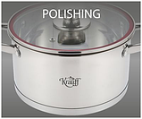 Набір каструль Prime Chef 8 предметів 2л, 2,7л, 3,7л, 6,1л Krauff, фото 4