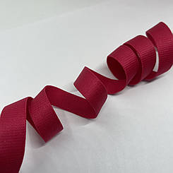 Бретель малиновий глянець 15 мм.