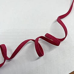 Бретель малинова зі смужочками ( шнурівка) 5 мм.