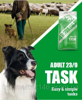 BAVARO Task 23/9, сухий корм для собак середньої активності, 18 кг