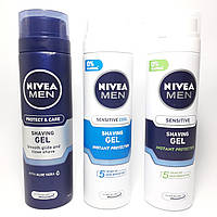 NIVEA  гель для гоління зволоження, захист, догляд  200 мл