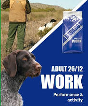Bavaro Work 26/12, сухий корм для собак високої активності або собак крупних порід, 18 кг
