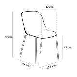 Стілець Tilia Shell-MC біла слонова кістка, фото 3