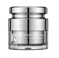 Антивіковий крем для обличчя з платиною Ottie Platinum Aura Ultimate Capsule Cream 50 мл