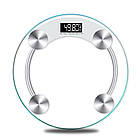 Ваги електронні підлогові 2003А до 180 кг / Круглі скляні ваги / Підлогові ваги, фото 2