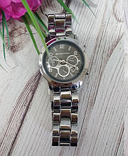 Жіночий сріблястий годинник із датою
