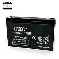 Акумуляторна батарея "UKC WST-7" акб, свинцево-кислотний акумулятор 6 вольт 7AH (аккумуляторная батарея), фото 1