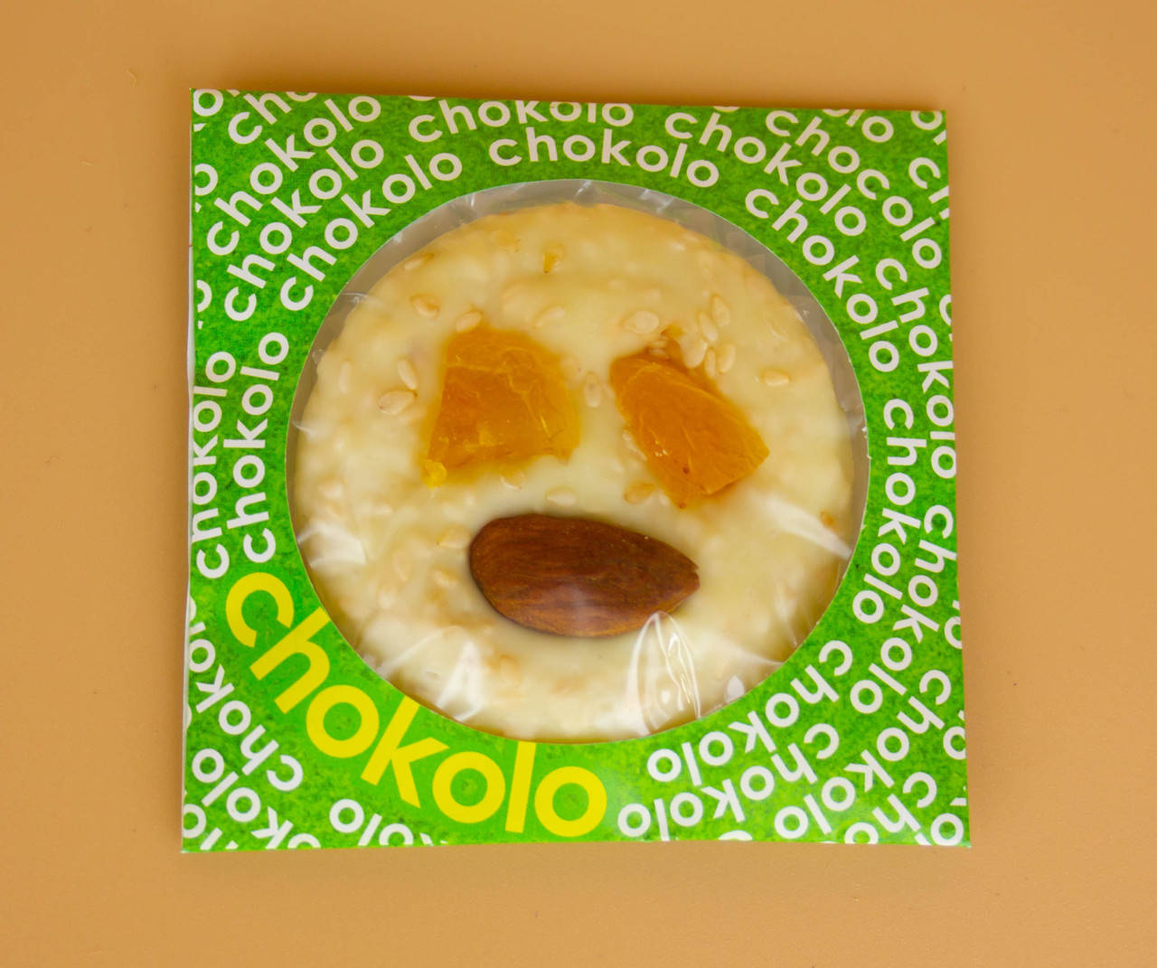 

Конфета ChoKOLO (Чоколо) белый шоколад , миндаль, курага, 25 гр