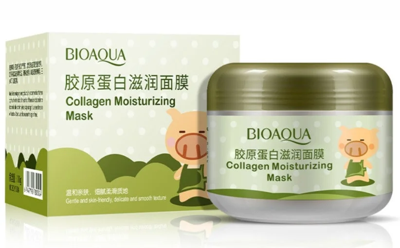 Маска для обличчя BIOAQUA Collagen Moisturizing Mask з колагеном 100 г