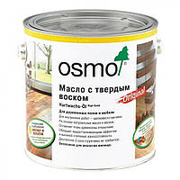 Масло с твердым воском для деревянных полов Osmo Hartwachs-Öl Original 3032 (ОСМО) шелк.-мат. 0,75л