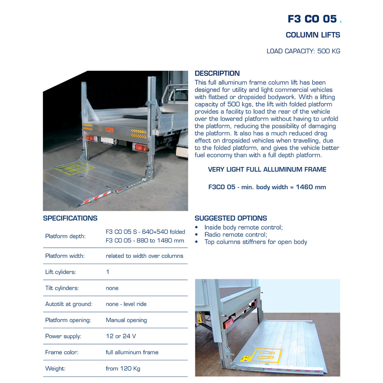 Гидроборт Anteo F3 CO 05 S на грузовик - фото 2 - id-p1547212328