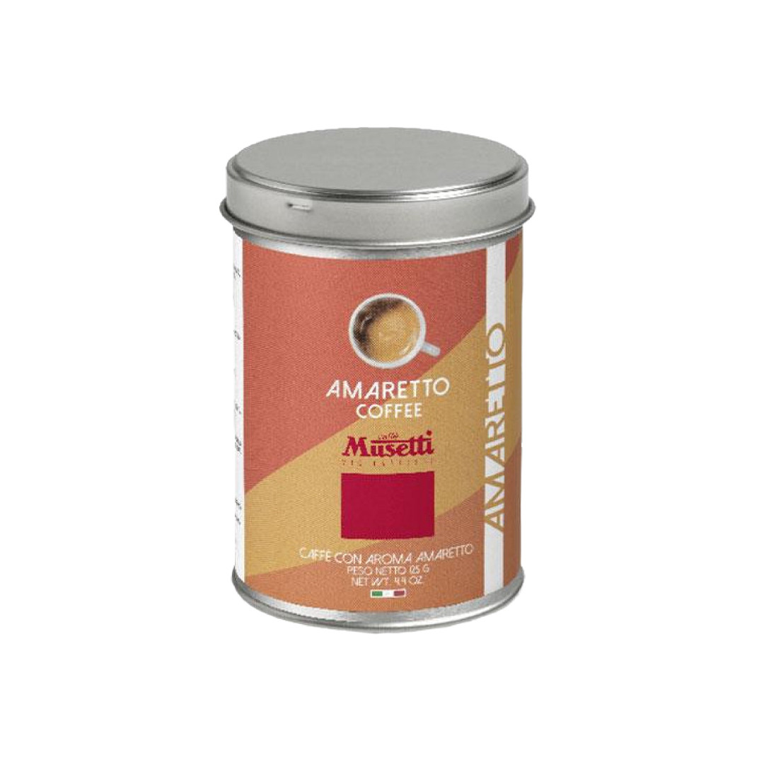Кава мелена Caffe Musetti Amaretto Coffee, в банці 125 г