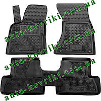 Резиновые коврики в салон Audi Q5 (I) 2008-2016 (8R) (Avto-Gumm)