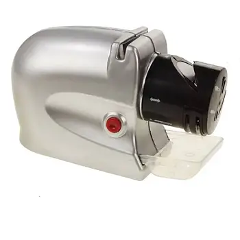 Електрична стругачка для ножів від мережі 2 в 1 Electric manual knife sharpener Сірий (KG-3978)