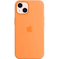Чехол силиконовый Silicone Case для Apple iPhone 13 Mini (5.4) OEM Original 1:1 (Marigold) Оранжевый