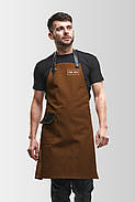 Фартух з логотипом до 10 см Jackson Canvas Коричневий | Вишивка, фото 2