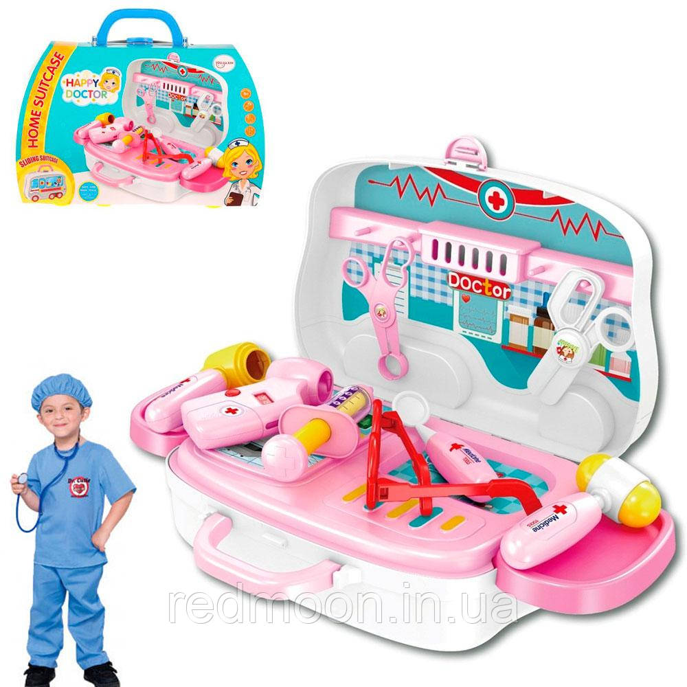 Дитячий валізку "HAPPY DOCTOR" 13 предметів / Ігровий набір доктора
