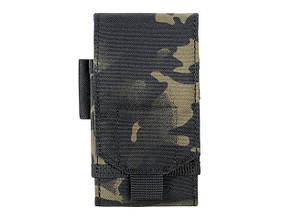 Телефонний подсумок з мультифункційним кріпленням - MULTICAM BLACK [8FIELDS]