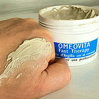 Біла глина з ефірними оліями,Італія,250 мл,OMEOVITA