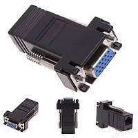 Пасивний подовжувач VGA, RJ-45 to VGA