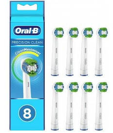 Насадки Oral B Precision Clean, 8 шт змінні насадки для електричної зубної щітки