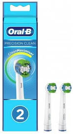 Насадки на зубну щітку Oral B Precision Clean, 2 шт змінні насадки для електричної зубної щітки