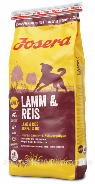 Сухий корм JOSERA Lamm & Reis