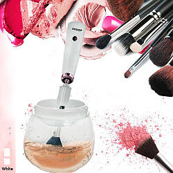 Електричний очищувач косметичних щіток для макіяжу та сушка пензлів / Тримач пензлів