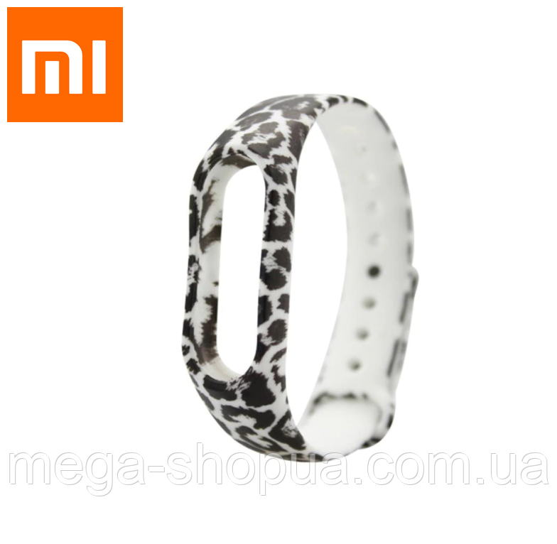 Силіконовий ремінець для фітнес браслета трекера Xiaomi Mi Band M2 з малюнком 7