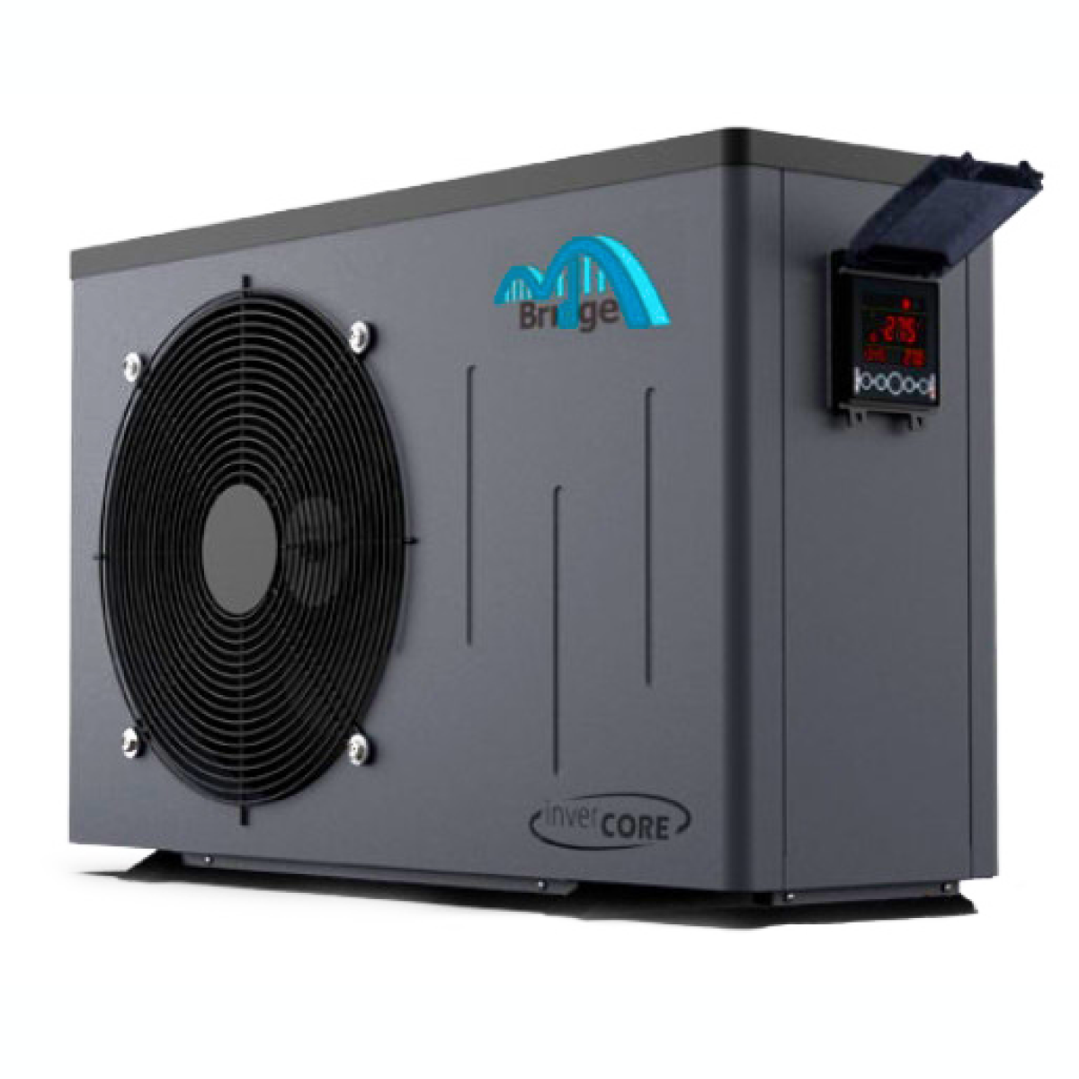 Бассейновий тепловий насос інверторний Bridge BP-85HS-SI-r32 (11 кВт). Розрахований на об'єм 25-50 м3