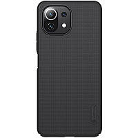 Пластиковый чехол NILLKIN Frosted Shield для Xiaomi Mi 11 Lite / 11 Lite NE - Black