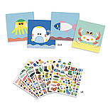 Художній комплект з наклейками Djeco Марінс DJ08931, фото 2