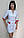 Жіночий медичний халат Хвиля бавовна три чверті рукав, фото 7