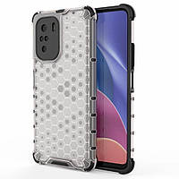 Защитный чехол Deexe Honeycomb Series для Xiaomi Poco F3 / Redmi K40 / Redmi K40 Pro / Mi 11i - Grey